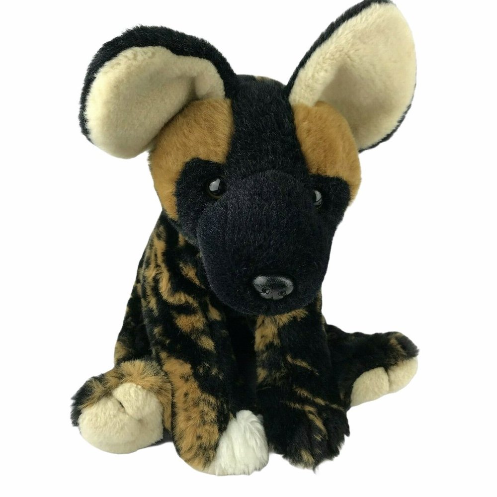 Hyena Soft Toy Plush Stuffed Animal 12 Inch Brown